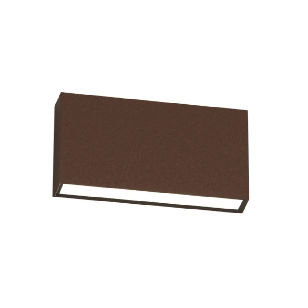 Applique Da Esterno-Top Light madrid applique corten per esterni led 10w cct