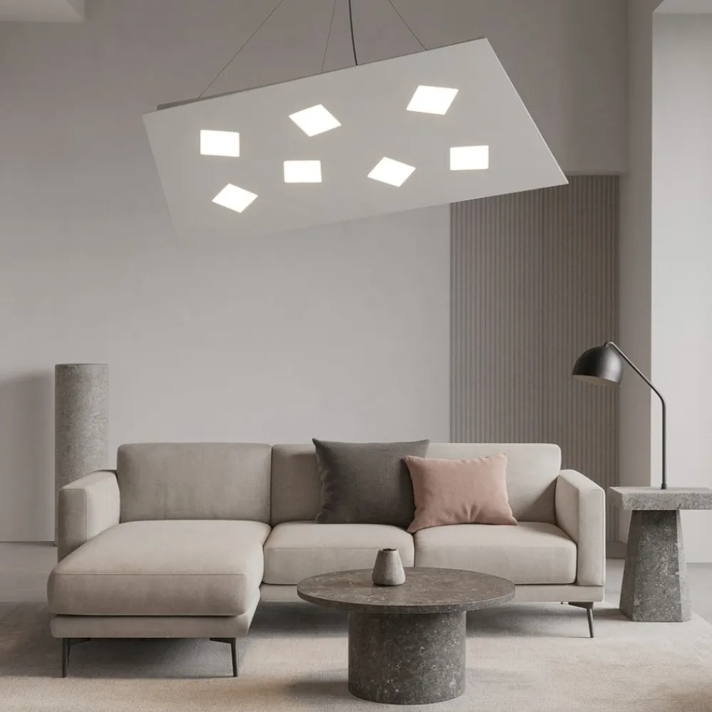 Lampadari Moderni-Top Light note lampadario grigiodesign moderno
