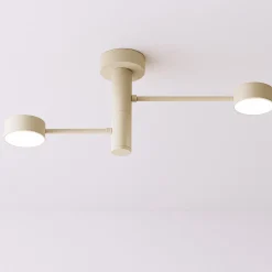 Plafoniere Moderne-Top Light octopus sabbia plafoniera da soffitto moderna due luci orientabili