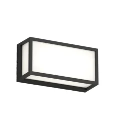 Applique Da Esterno-Top Light osaka applique da esterno rettangolare nera moderna