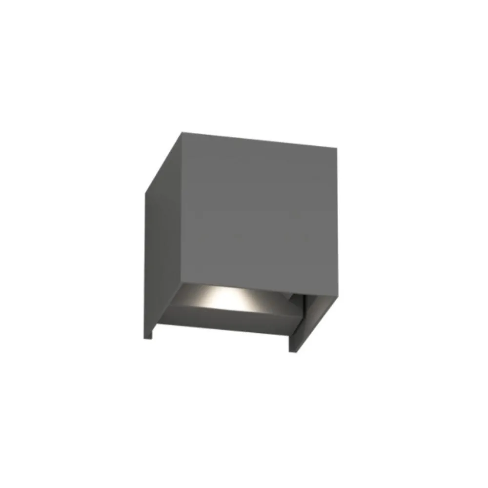 Applique Da Esterno-Top Light perth applique da esterno antracite led cct cubo moderno ip65