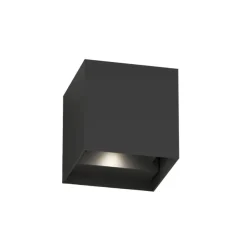 Applique Da Esterno-Top Light perth nera applique da esterno cubo led orientabile cct ip65
