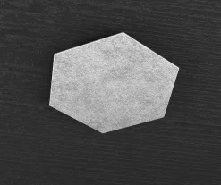 Accessori-Top Light placca decorativa metallo foglia argento per plafoniera hexagon