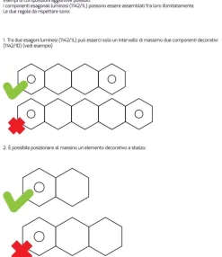 Accessori-Top Light Toplight placca esagonale metallo foglia oro per plafoniera hexagon