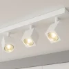Plafoniere Moderne-Top Light plafoniera da soffitto kibo con tre faretti led gu10 orientabili bianca