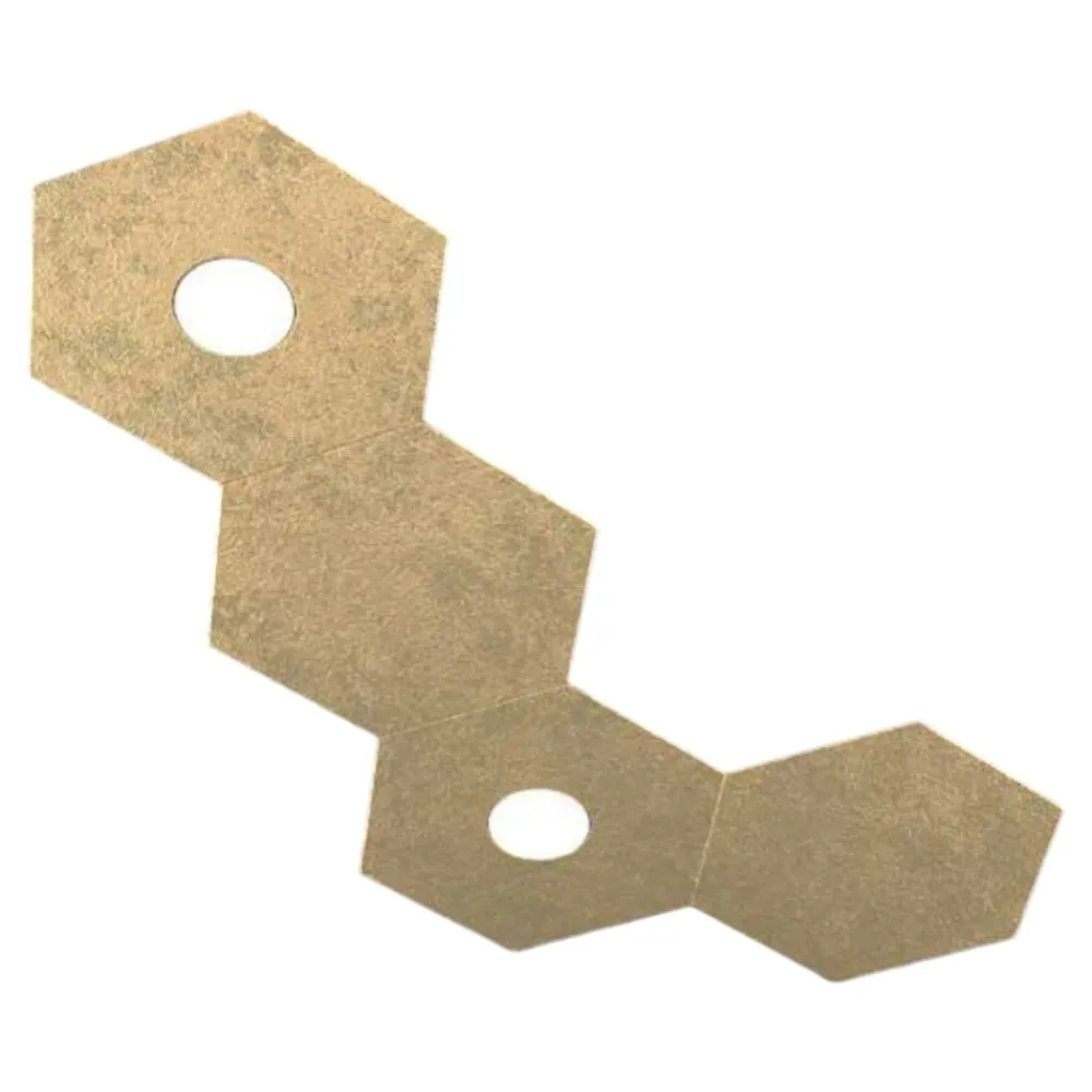 Plafoniere Moderne-Top Light plafoniera led componibile 2 luci + 2 placche foglia oro