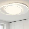 Plafoniere Moderne-Top Light plafoniera mercury bianca per cucina moderna design cerchi led 65w cct