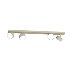 Plafoniere Moderne-Top Light Toplight plafoniera moderna sabbia 4 luci orientabili per cucina