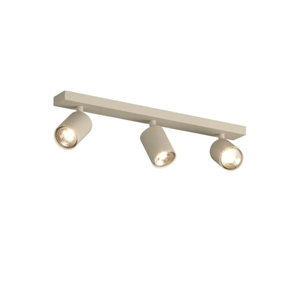 Plafoniere Moderne-Top Light Toplight plafoniera moderna tre luci orientabili sabbia