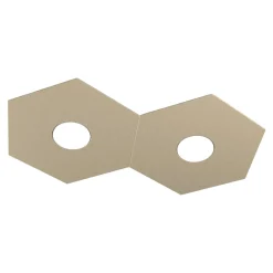 Plafoniere Moderne-Top Light Toplight plafoniera moderna sabbia esagonale