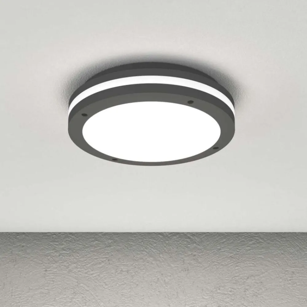 Plafoniere Da Esterno-Top Light plafoniera per esterno soho antracite rotonda