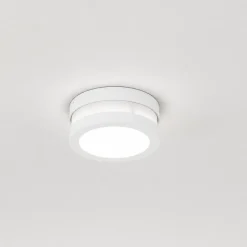 Plafoniere Da Esterno-Top Light plafoniera per esterno soho rotonda bianca moderna
