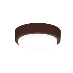 Plafoniere Da Esterno-Top Light plafoniera rotonda baku corten moderna ip54