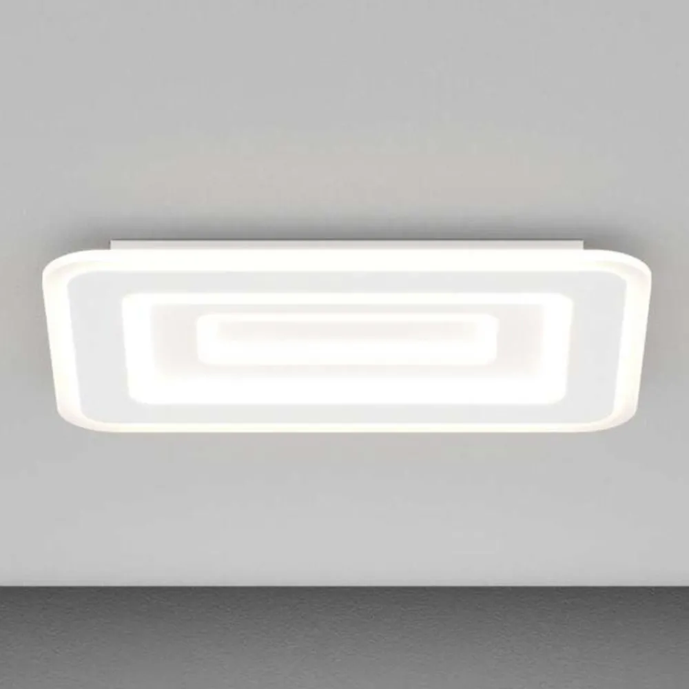 Plafoniere Moderne-Top Light plafoniera zoom bianca rettangolare led cct per cucina