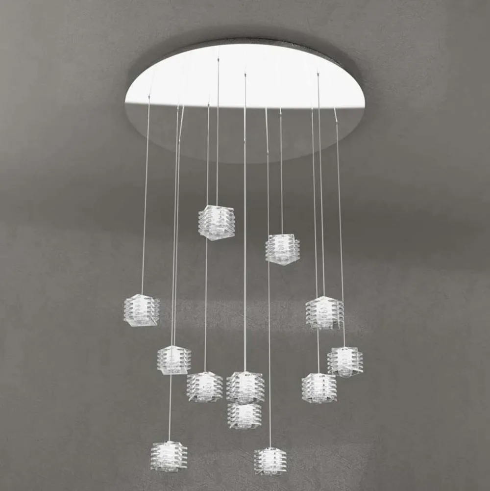 Lampadari Moderni-Top Light rubik lampadario moderno per salotto
