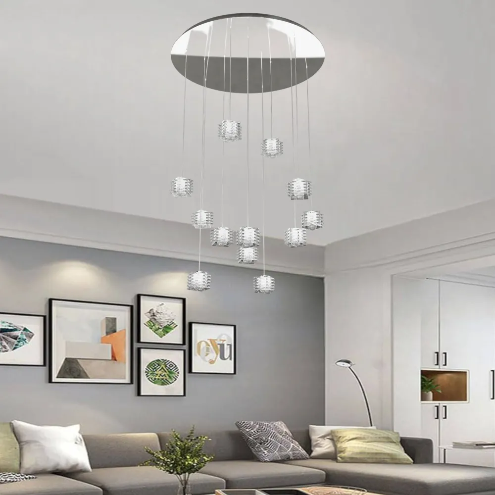 Lampadari Moderni-Top Light rubik lampadario moderno per salotto