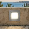 Segnapasso Led-Top Light segnapasso grigio da esterno per incasso a parete anti corrosione ip66