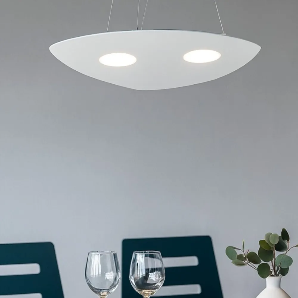 Lampadari Cucina-Top Light Toplight shape lampadario per cucina moderna bianco