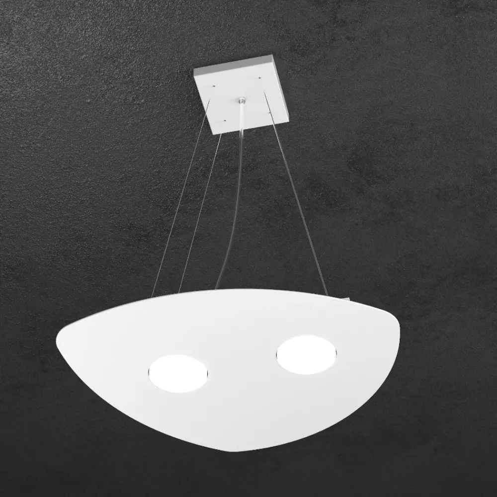 Lampadari Cucina-Top Light Toplight shape lampadario per cucina moderna bianco