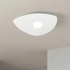 Plafoniere Moderne-Top Light shape plafoniera bianca design moderna