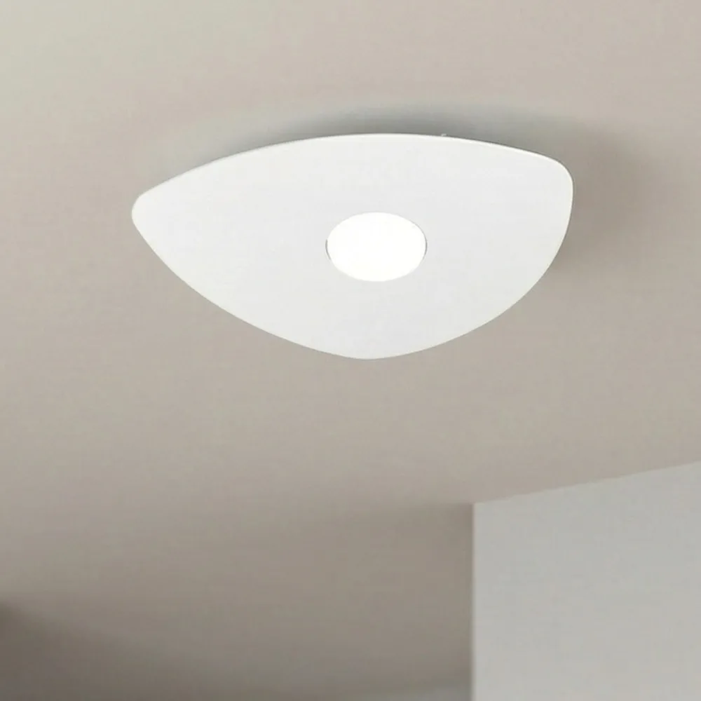 Plafoniere Moderne-Top Light shape plafoniera bianca design moderna
