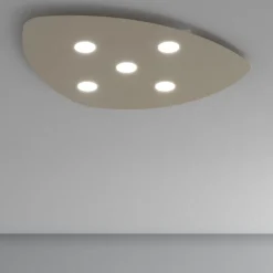 Plafoniere Moderne-Top Light Toplight shape plafoniera sabbia moderna per soggiorno