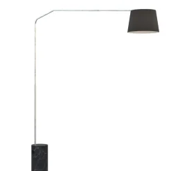 Lampade Da Terra-Top Light Toplight slope lampada ad arco base di marmo nero