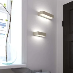 Applique Da Parete-Top Light smart applique sabbia da parete soggiorno led 31w cct biemissione
