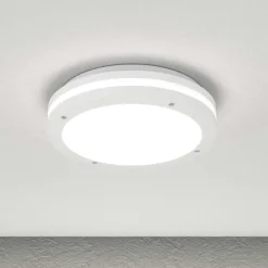 Plafoniere Da Esterno-Top Light soho plafoniera bianca da esterno rotonda ip54