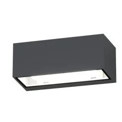 Applique Da Esterno-Top Light spa applique da esterno rettangolare antracite ip54