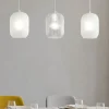 Lampadari Moderni-Top Light Toplight tender lampadario 3 luci vetri bianchi