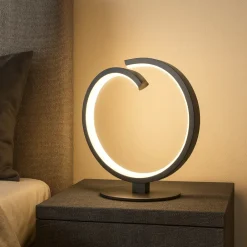 Abat Jour-Top Light Toplight tornado lampada da comodino moderna led 12w 3000k 4000k