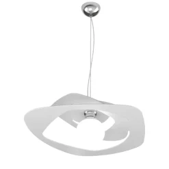 Lampadari Cucina-Top Light Toplight warped 65cm lampadario per cucina moderna bianco