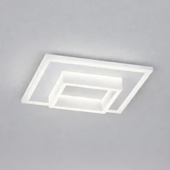 Plafoniere Moderne-Top Light wish plafoniera bianca moderna design quadrato led 29w cct