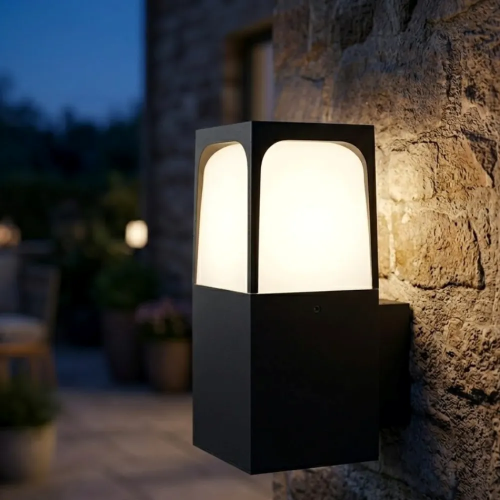 Applique Da Esterno-Top Light york applique da esterno moderna antracite ip54