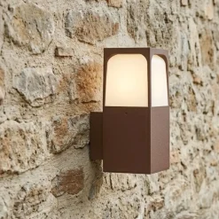 Applique Da Esterno-Top Light york applique da esterno corten design moderno