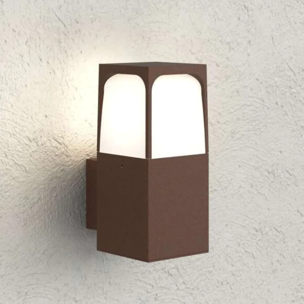Applique Da Esterno-Top Light york applique da esterno corten design moderno