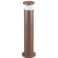 Lampioni Da Giardino-Ideal Lux Torre pt1 h80 lampione da giardino ip65 marrone