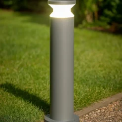Lampioni Da Giardino-Ideal Lux Torre pt1 h60 lampioncino per esterno giardino antracite ip44