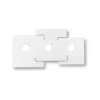 Plafoniere Moderne-Ideal Lux Totem pl3 plafoniera moderna squadrata per cucina tre luci