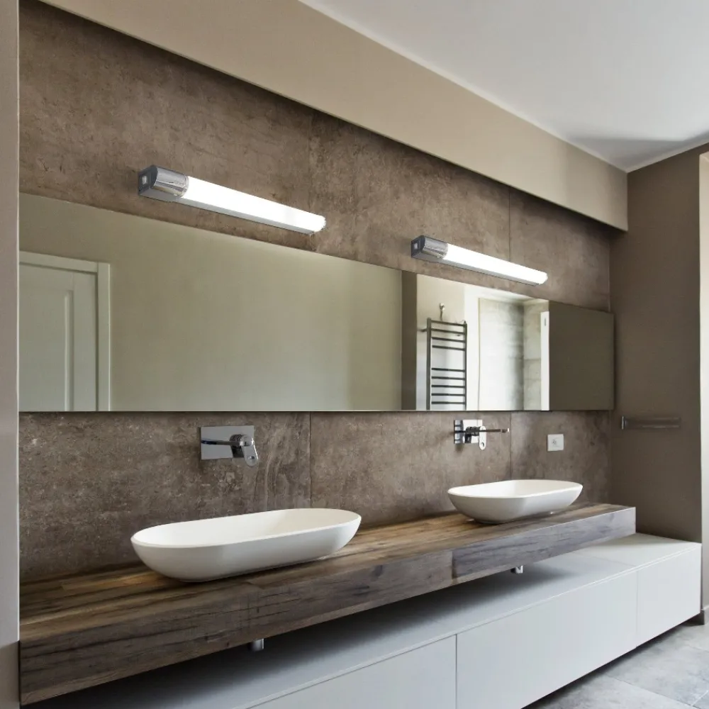 Applique Da Bagno-Eglo Tragacete applique da bagno per specchio led 4000k ip44