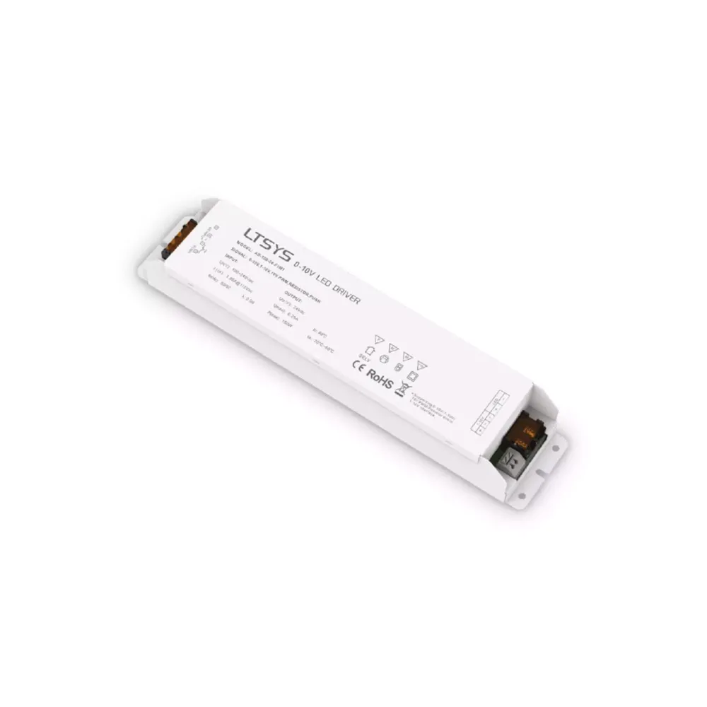 Strisce Led-Ideal Lux Trasformatore 150w dali push dimmerabile per strip led 24v ip20