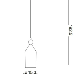 Lampade A Sospensione-Ideal Lux Triade-1 sp1 lampada a sospensione antracite
