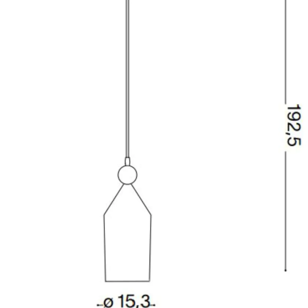 Lampade A Sospensione-Ideal Lux Triade-1 sp1 lampada a sospensione antracite
