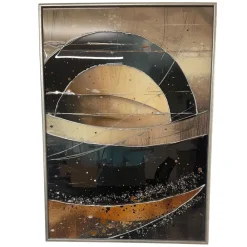 Quadri Moderni-Selezionato da Mazzolaluce Trittico di quadri moderni in resina decorata 150x70 per soggiorno