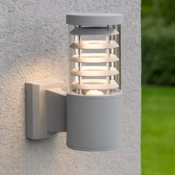 Applique Da Esterno-Ideal Lux Tronco ap1 applique per esterno grigio ip44