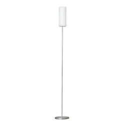 Lampade Da Terra-Eglo Troy 3 piantana in vetro bianco moderna