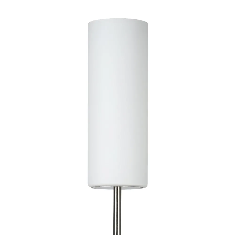 Lampade Da Terra-Eglo Troy 3 piantana in vetro bianco moderna
