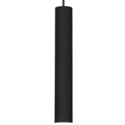 Lampade A Sospensione-Ideal Lux Tube sp d6 lampada a sospensione led 3000k nera