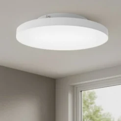 Plafoniere Moderne-Eglo Turcona plafoniera led smart rgb da 2700k a 6500k controllo remoto app